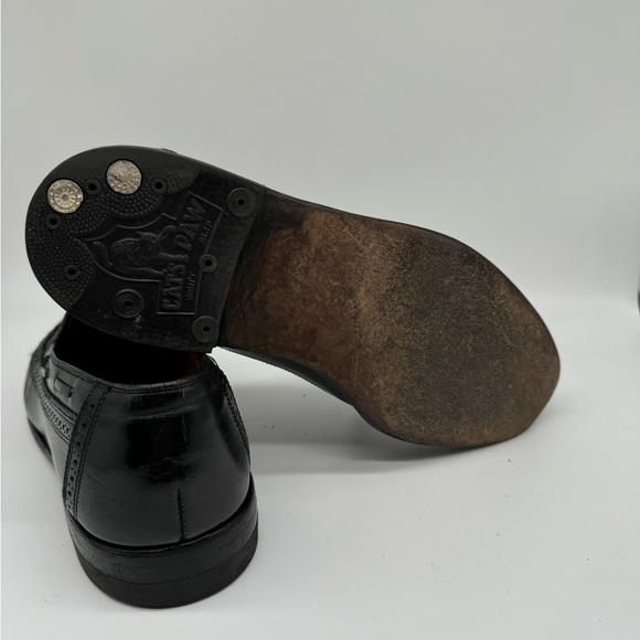 Vintage Dack’s loafers Made in Canada 10 1/2 black leather - Picture 4 of 10